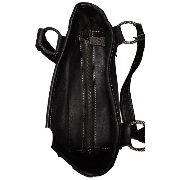 Trinity Ranch Concealed Carry Tote Bag Black Leather Western‎ Country Cowgirl - Picture 6 of 16